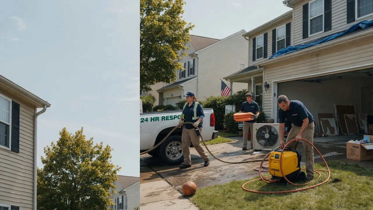 Emergency Water Damage Restoration in Sidman, PA near me